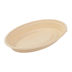 24 oz Molded Fiber NPFA Oval Bowls