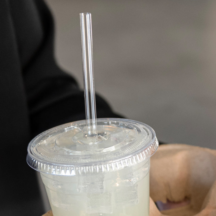 8.5", GIANT CLEAR PAPER WRAPPED COMPOSTABLE CELLULOSIC STRAW, Lifestyle