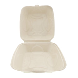 Molded Fiber NPFA Deep Medium Hinged Lid Containers 7.875