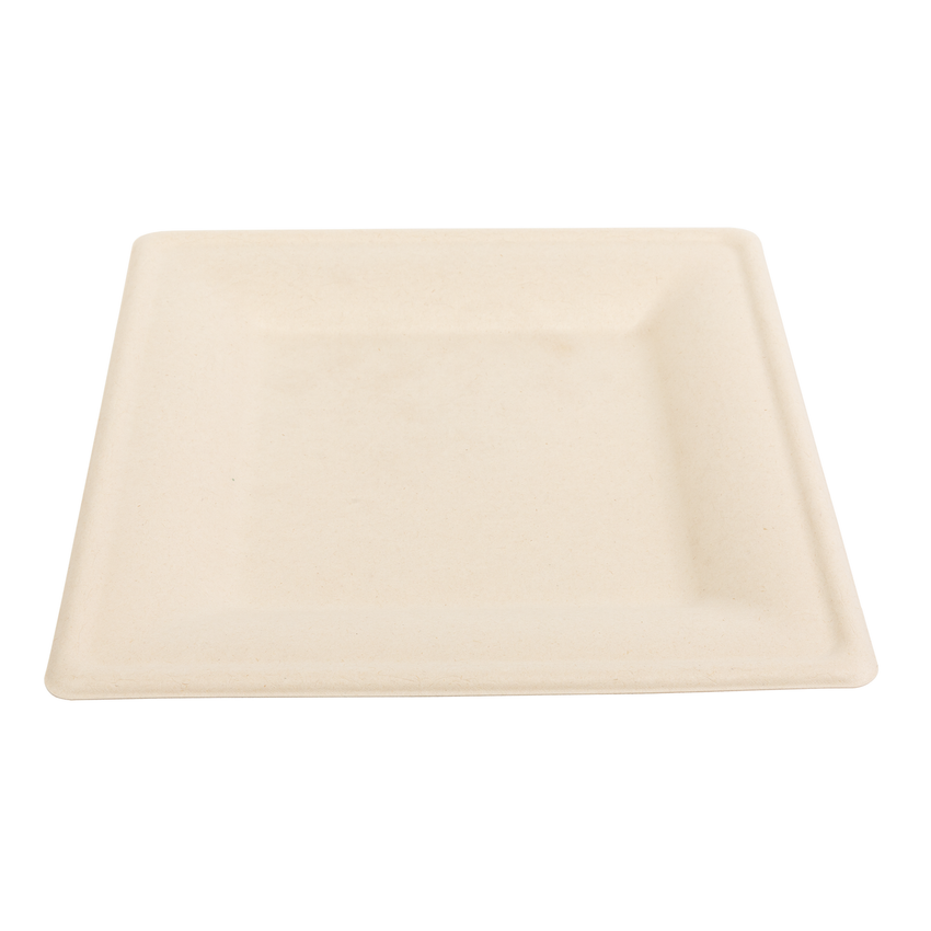 10" Molded Fiber NPFA Square Plates