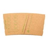 KRAFT HOT CUP SLEEVE, NO PRINT, Back