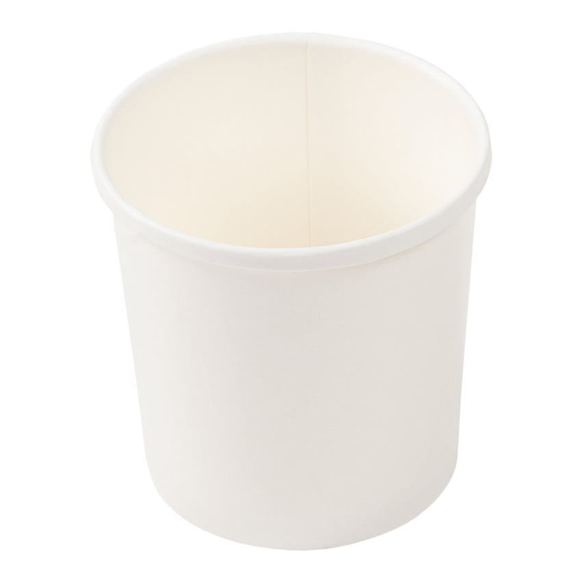 16 OZ WHITE PAPER FOOD CONTAINER, 20/25