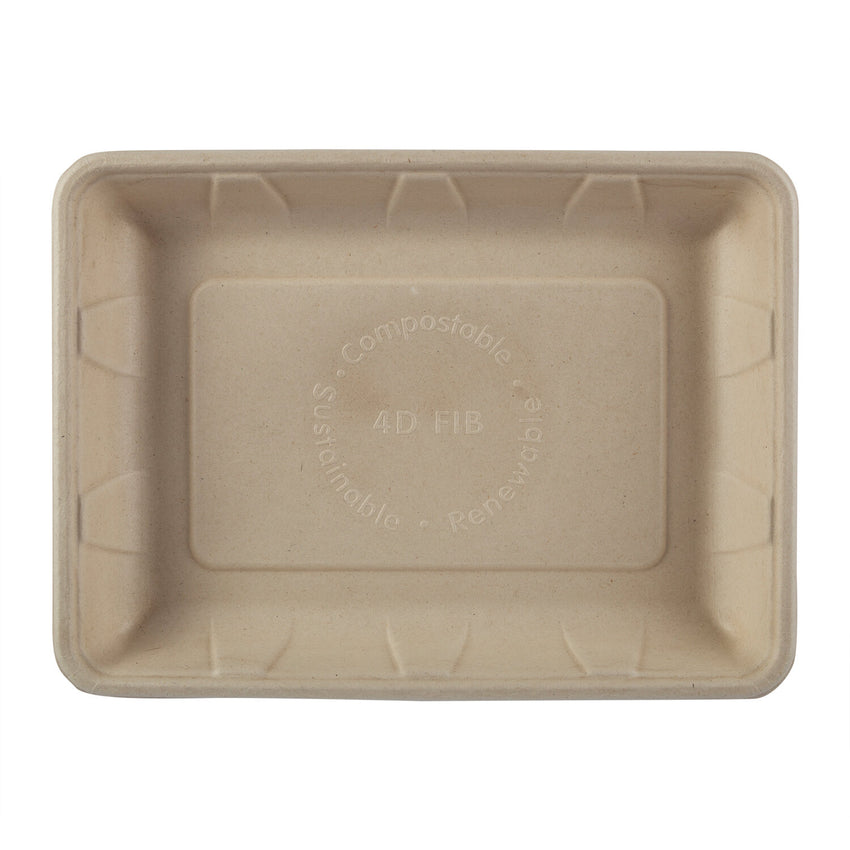 Tan Fiber NPFA Trays 9.4" x 6.9" x 1.2"