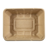 Shallow Tan NPFA Tubs 7" x 9" x 2.25", Top view