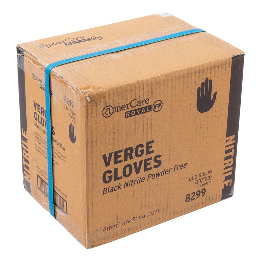 Glove, Nitrile Edge Black Powder-Free, Case