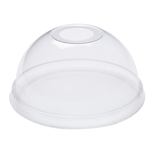 12-24 oz Compostable Clear CPLA Dome Lid