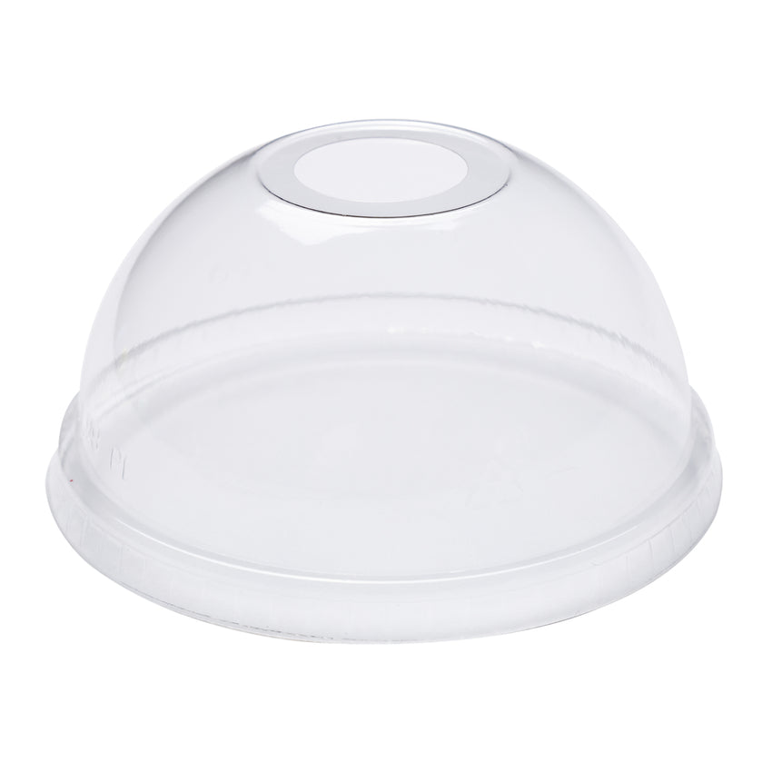 12-24 oz Compostable Clear CPLA Dome Lid