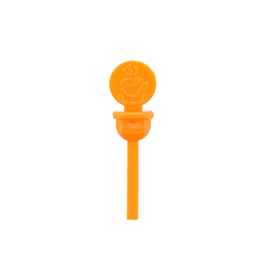 Orange Circle Beverage Plug