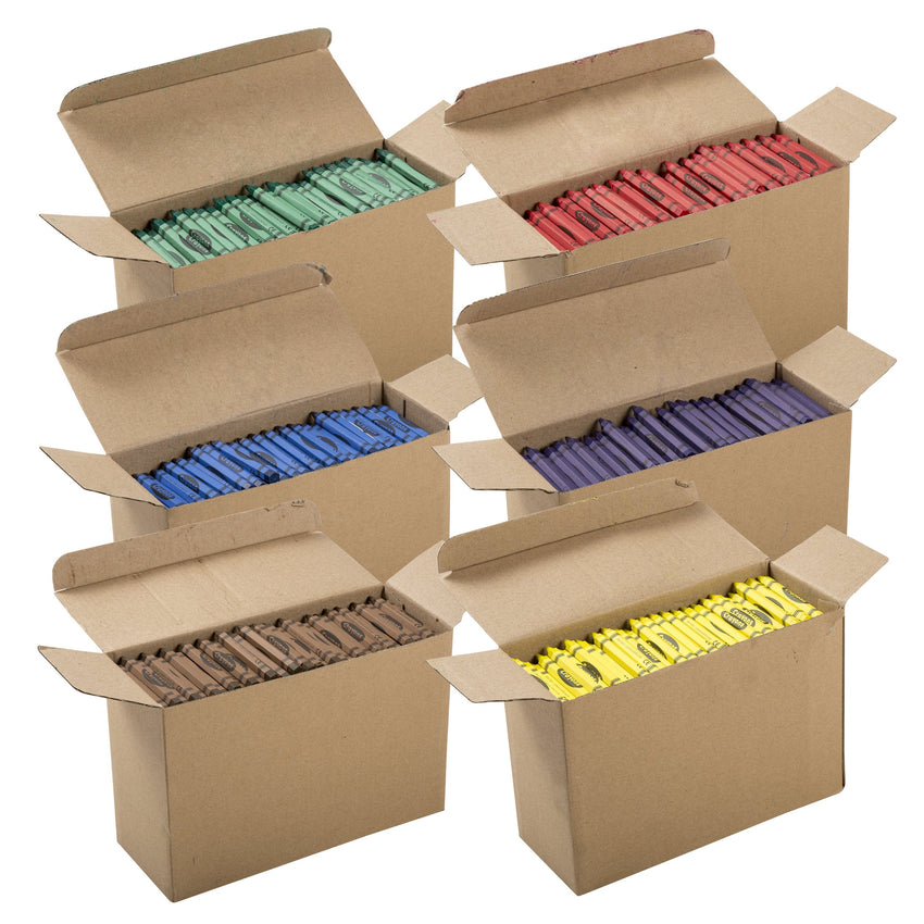 Honeycomb Crayons, Bulk Pack, Inner Packages of Crayons In Each Color