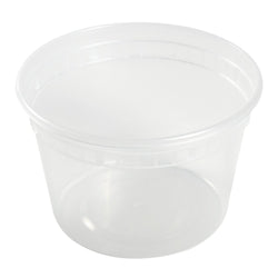 16 Oz Clear Polypropylene Deli Container