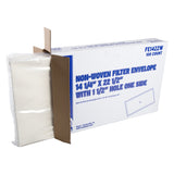 Non-Woven Filter Envelope With 1-1/2" Hole, 14" x 22-1/4", Open Case