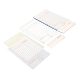 Tan Guest Check 3-Part Loose, Carbonless, 15 lines, Detached Pages