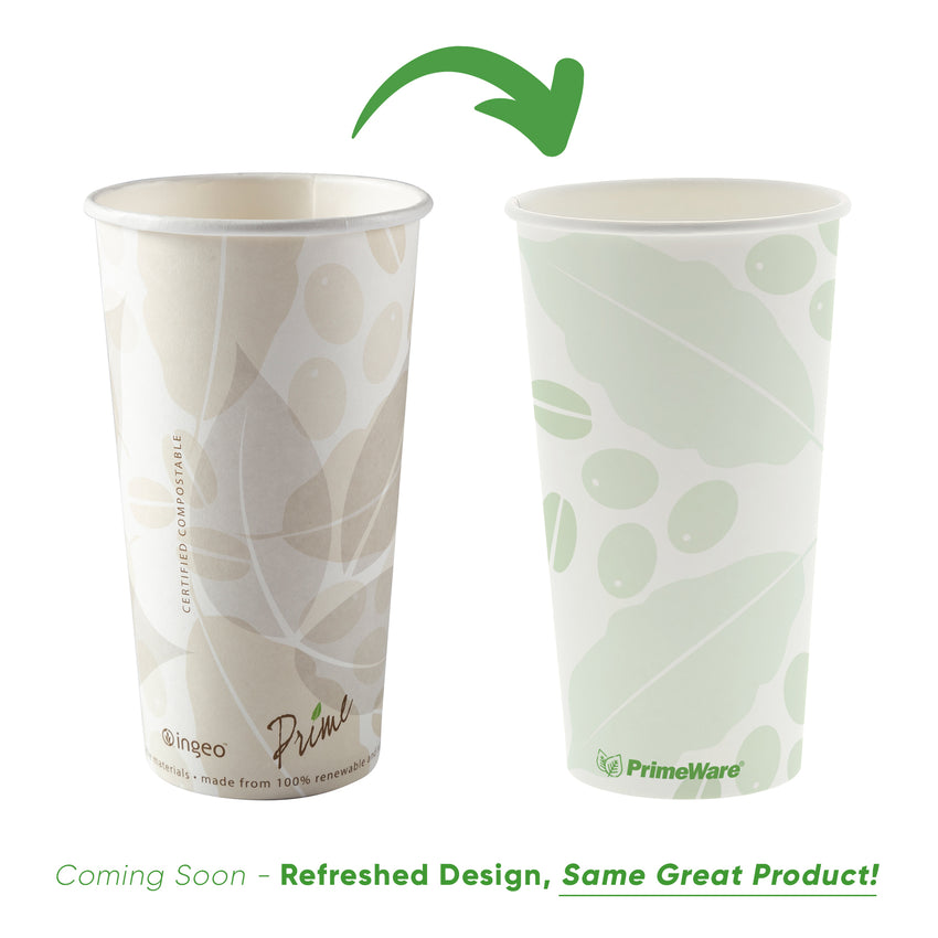 20 oz Compostable PLA Lined Hot Cups