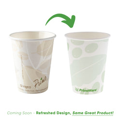 8 oz Compostable PLA Lined Hot Cups