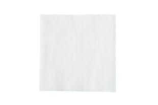 White Beverage Napkin, 9