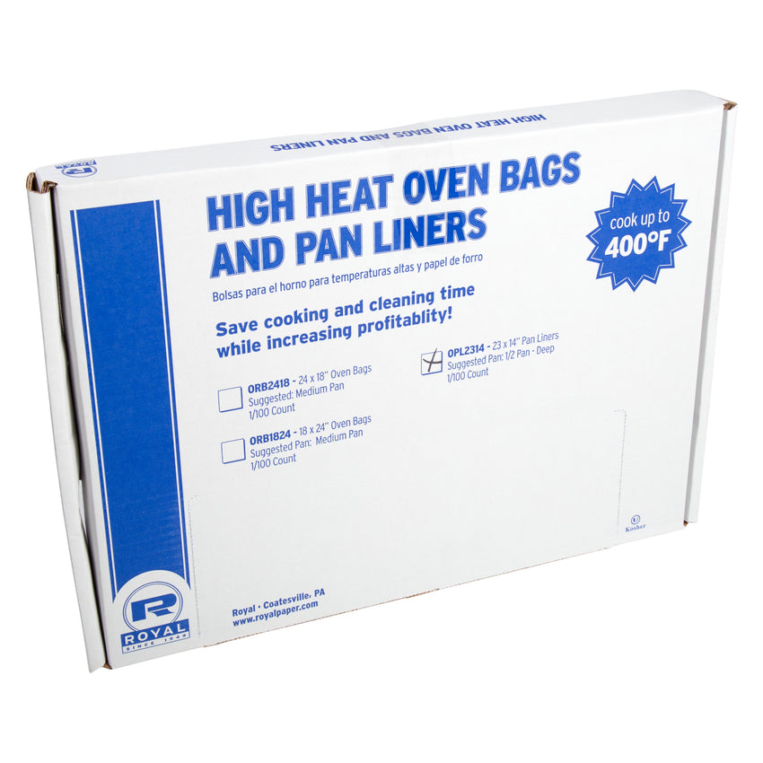 HIGH HEAT OVEN PAN LINER DEEP 1/2 PAN 23" X 14", inner packaging