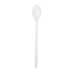 White Polypropylene Soda Spoon