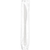 White Polypropylene Knife, Heavy Weight, Individually Wrapped