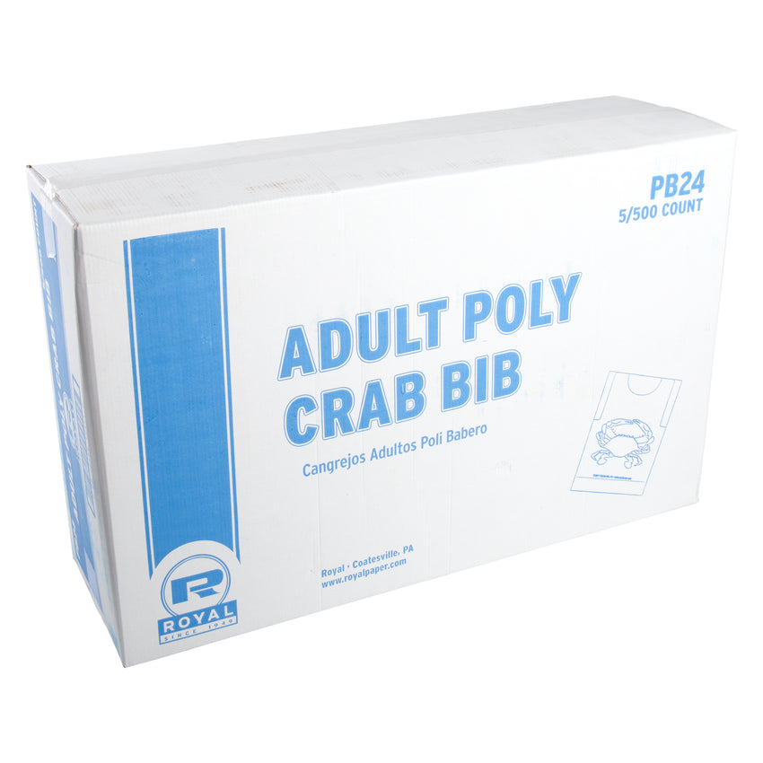 CRAB ADULT POLY BIB, Closed Case