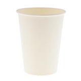 12 OZ PAPER CUP, SQUAT, 257GSM WHITE, 1000