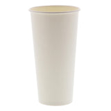 22 OZ PAPER CUP, SQUAT, 257GSM WHITE, 1000