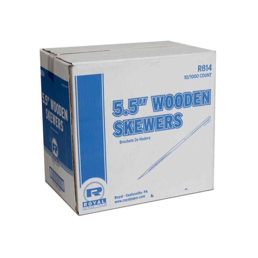 5.5" WOODEN SKEWER 3/20" DIAMETER, Closed Case