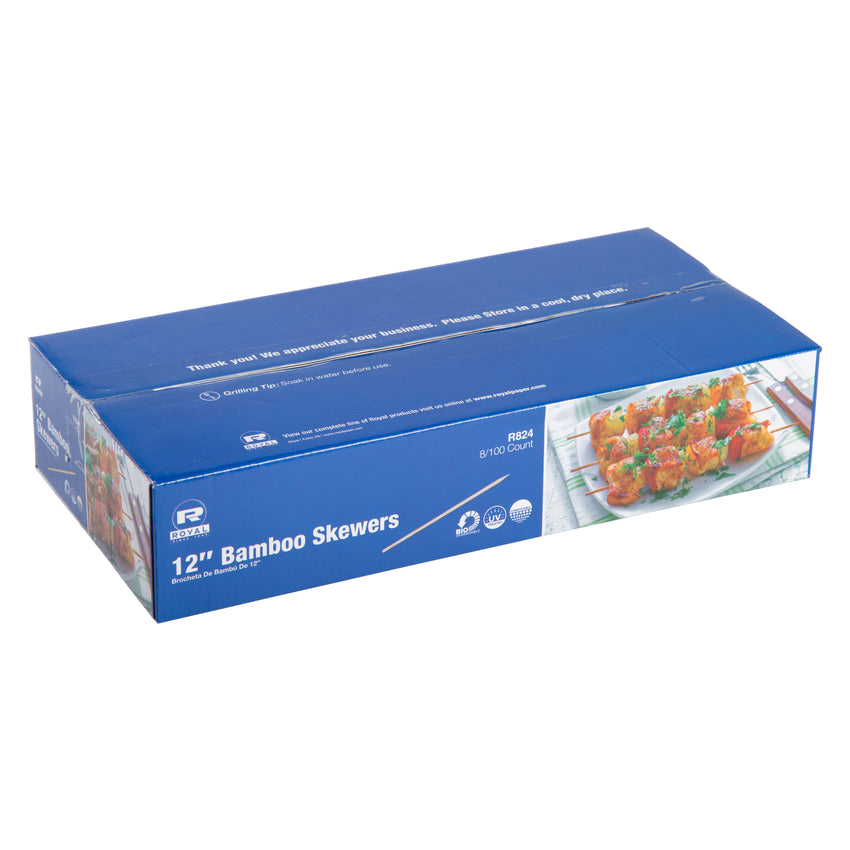 BAMBOO SKEWER 12", Closed Inner Box