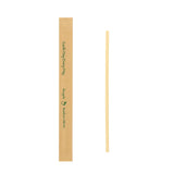 7" BAMBOO STIR STICK KRAFT PAPER WRAPPED