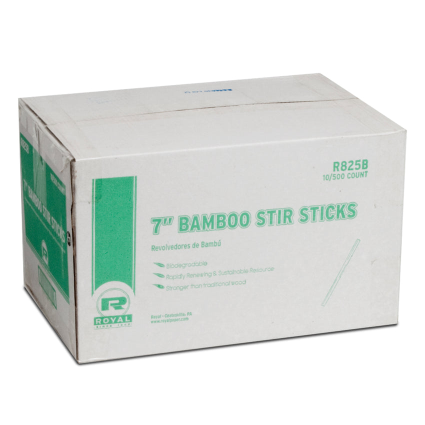 BAMBOO COFFEE STIRRERS 7", Closed Case