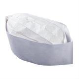 ROYAL CLASSY CAP PLAIN WHITE, Fully Opened Cap