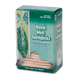 INDIVIDUAL CELLO Wrapped TOOTHPICKS MINT, Opened Inner Box