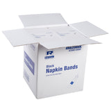 PAPER NAPKIN BAND BLACK, Opened Case