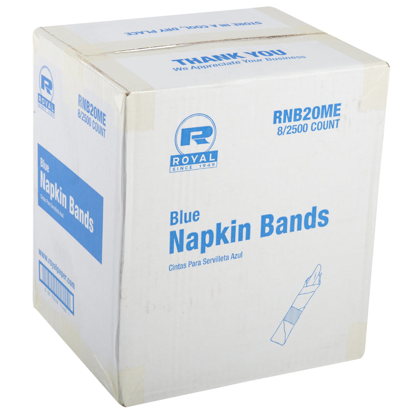 PAPER NAPKIN BAND BLUE, Closed Case