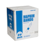 PAPER NAPKIN BANDS BURGUNDY, Closed Case