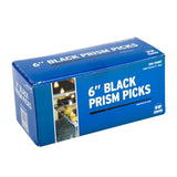 ROYAL PRISM PICK 6" BLACK, Closed Inner Box