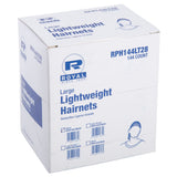 28" BLACK LIGHT WEIGHT HAIRNET LATEX FREE, Closed Inner Box