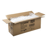 White Polystyrene Fork, Medium Heavy Weight, Open Case