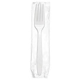 White Polystyrene Fork, Heavy Weight, Individually Wrapped