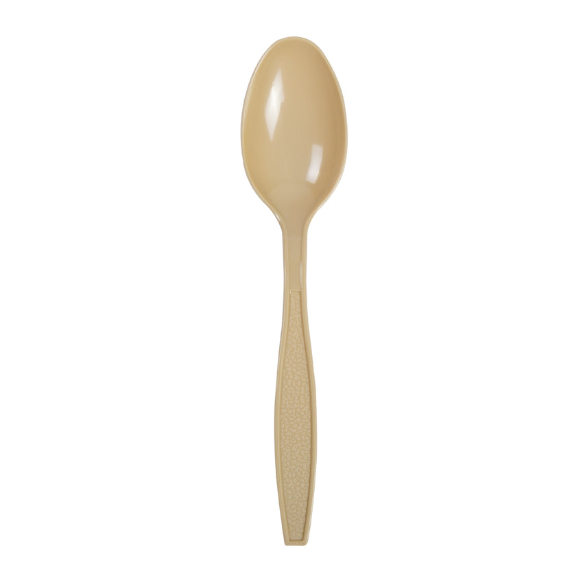 Champagne Polystyrene Teaspoon, Heavy Weight