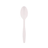 White Polystyrene Teaspoon, Heavy Weight