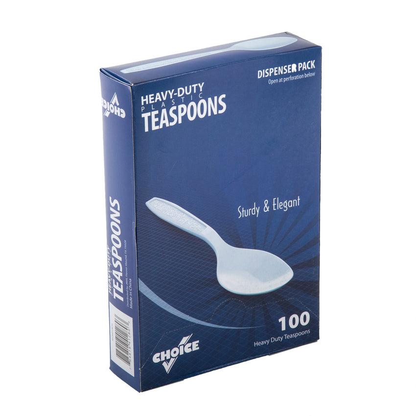 Champagne Polystyrene Teaspoon, Heavy Weight, Inner Package