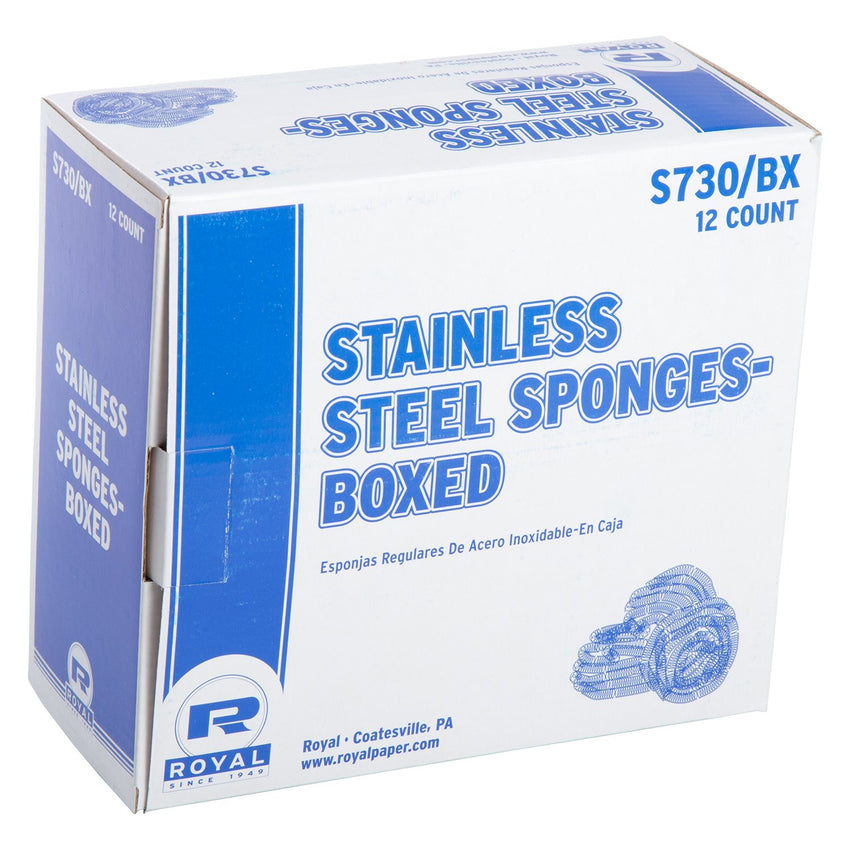 REGULAR STAINLESS STEEL SPONGE, case close