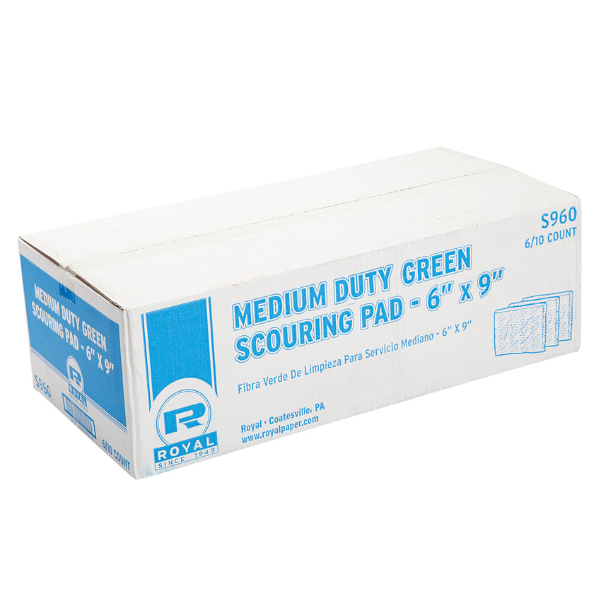 MedIUM DUTY GREEN SCOURING PAD, Closed Case